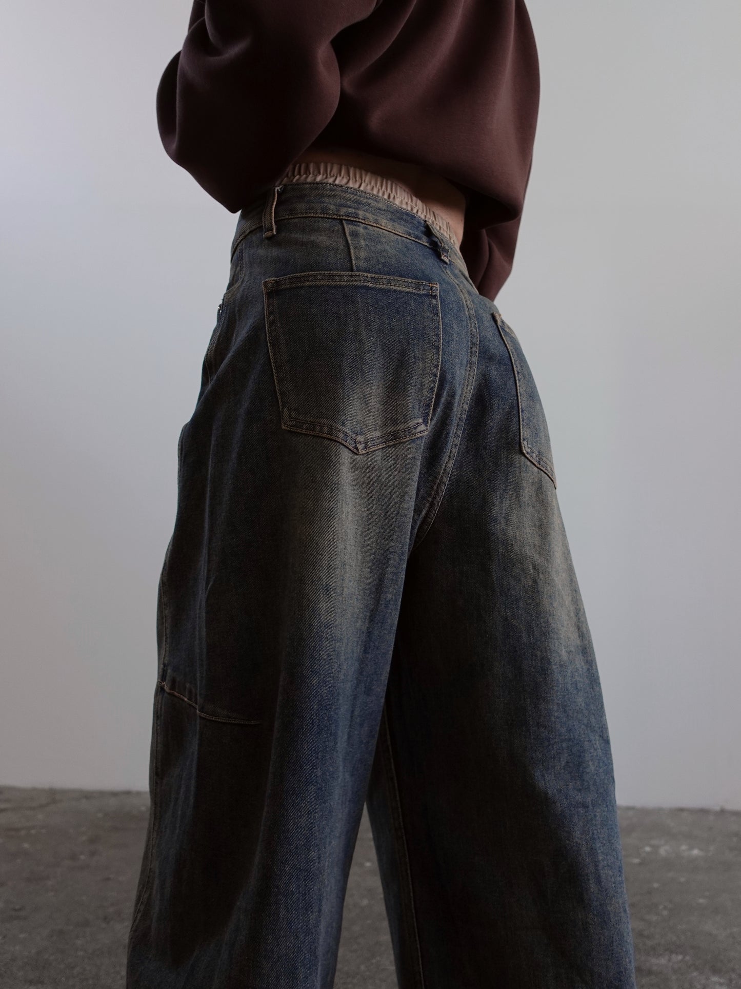 JEANS UNDERWEAR BALLOON FIT - SABBIA 32271