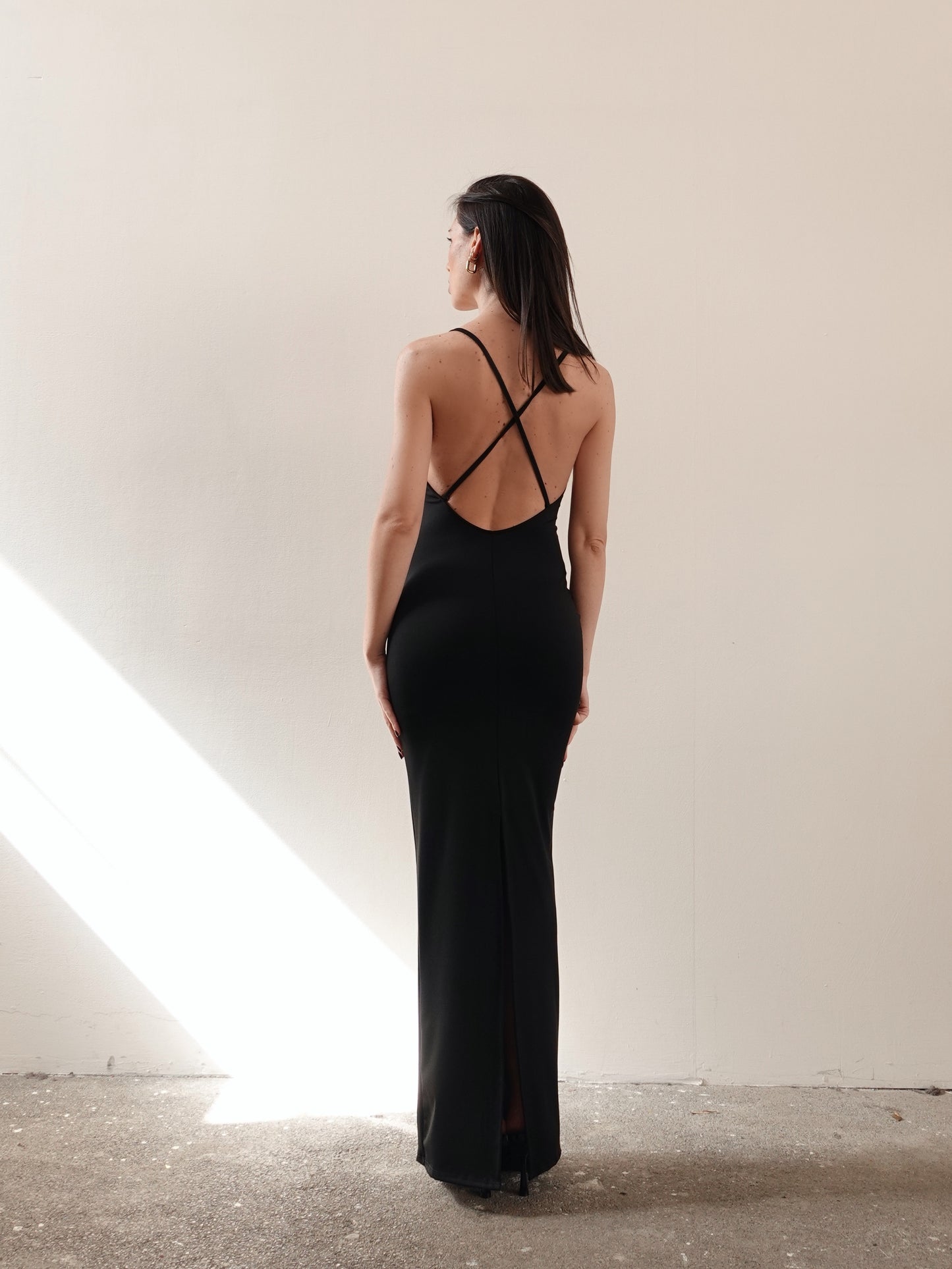 LONG DRESS CALLIOPE - NERO 20260