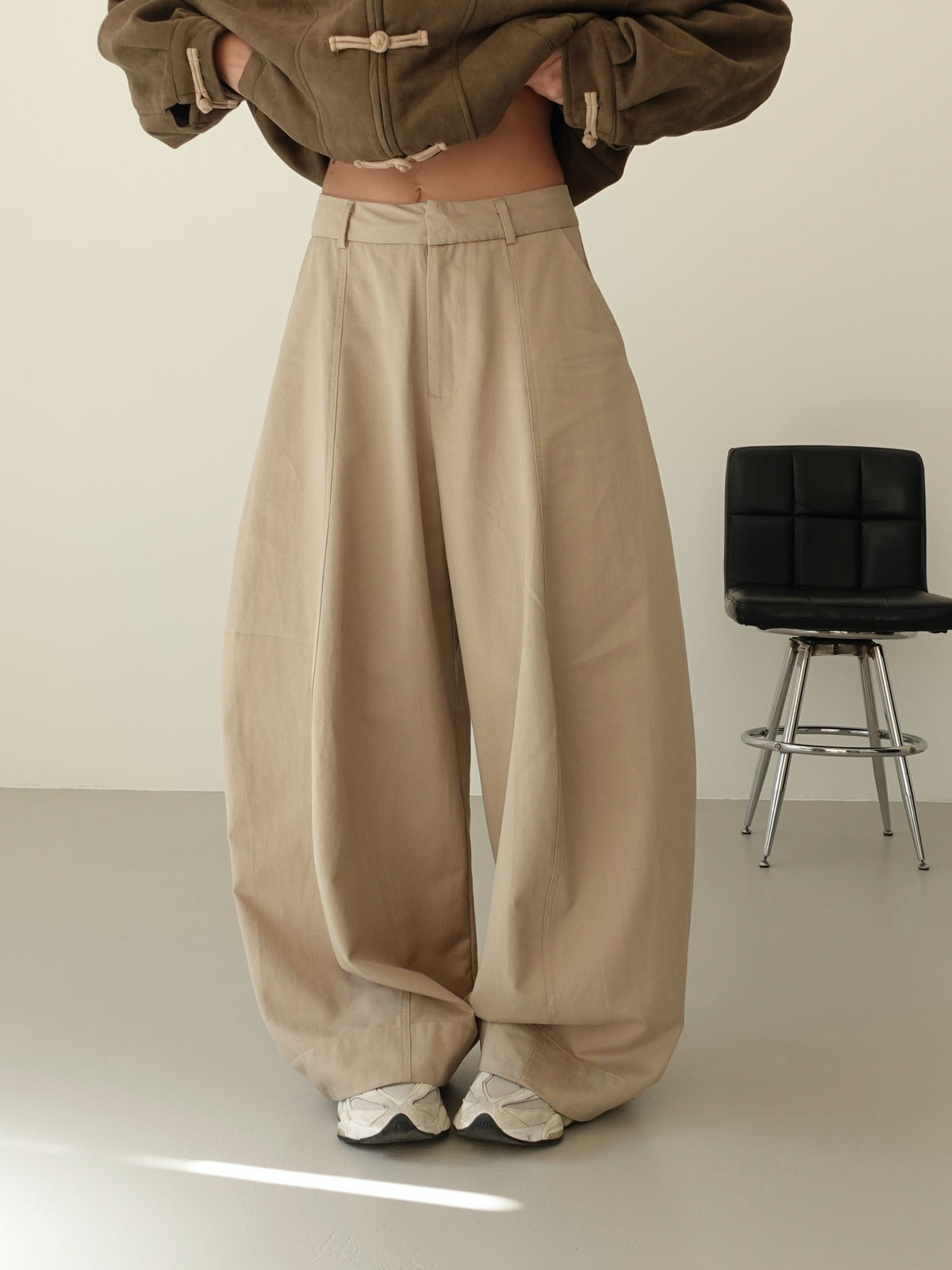 PANTALONI BAGGY BALLOON OSAKA - BEIGE 16554