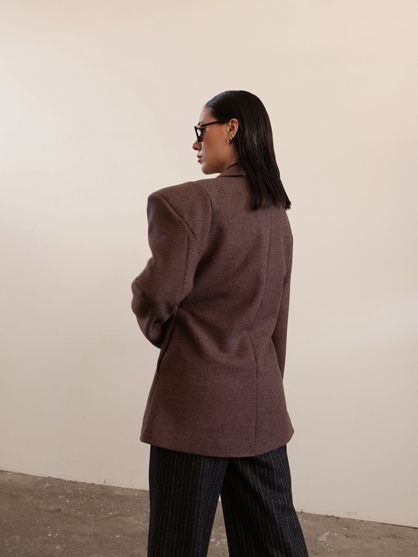 CAPPOTTO VENICE CON SPALLINE - MARRONE GLAD01