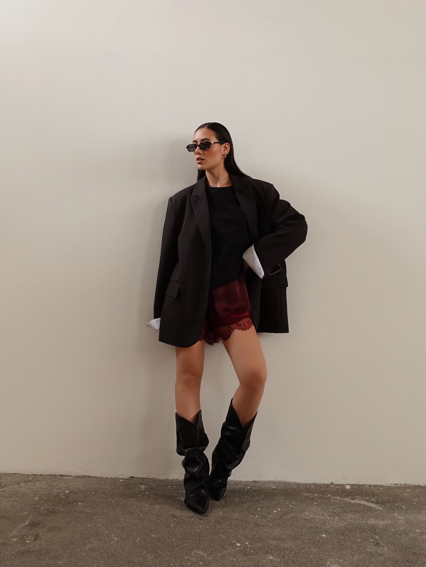 LONG-SLEEVE IN COTONE - NERO 3205