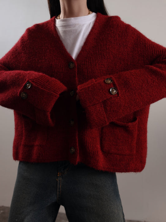 CARDIGAN IN LANA COURMAYEUR (+ COLORI) 7100