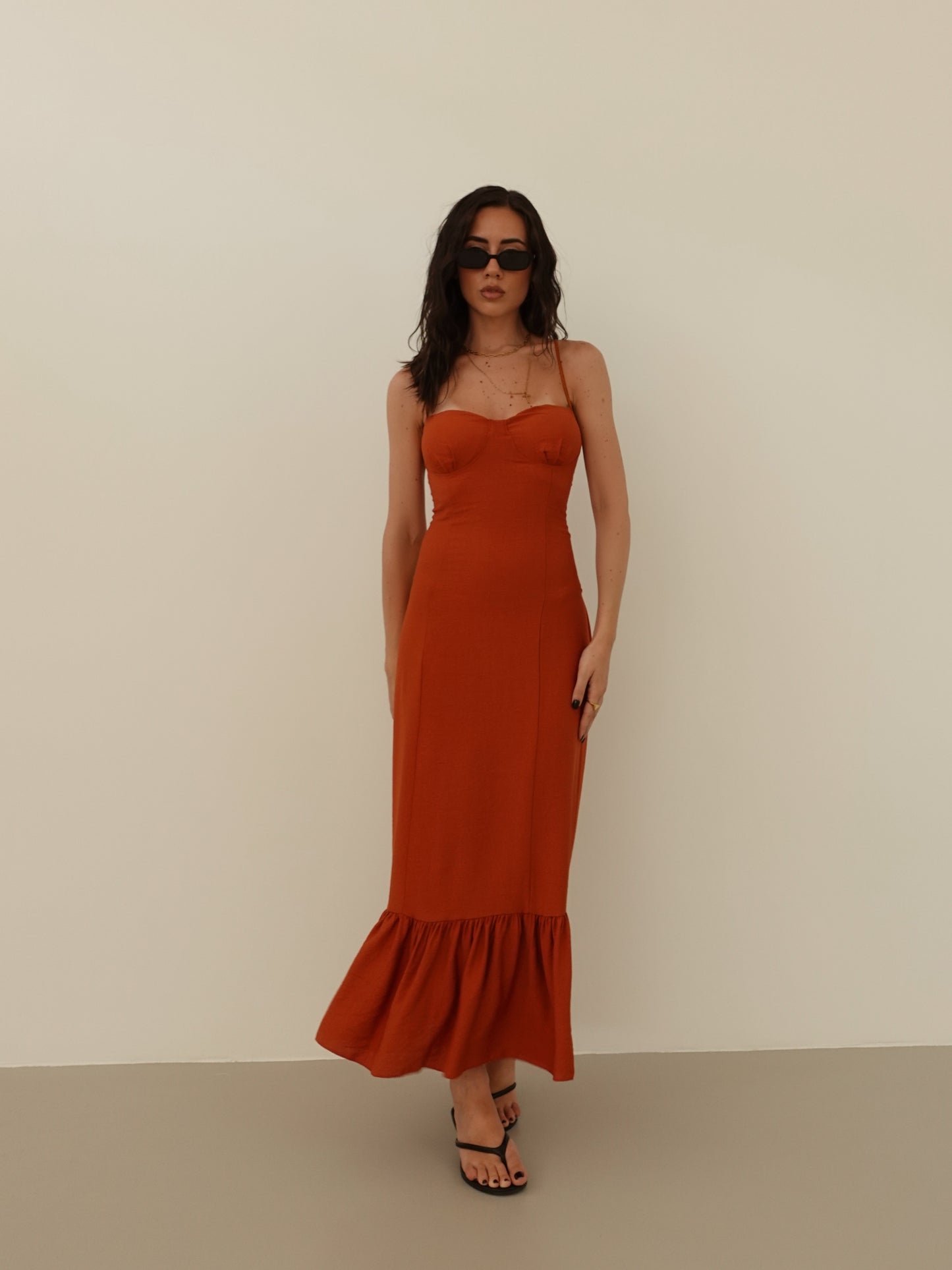 DRESS PLAYA CON COPPETTE - COCCIO 7071