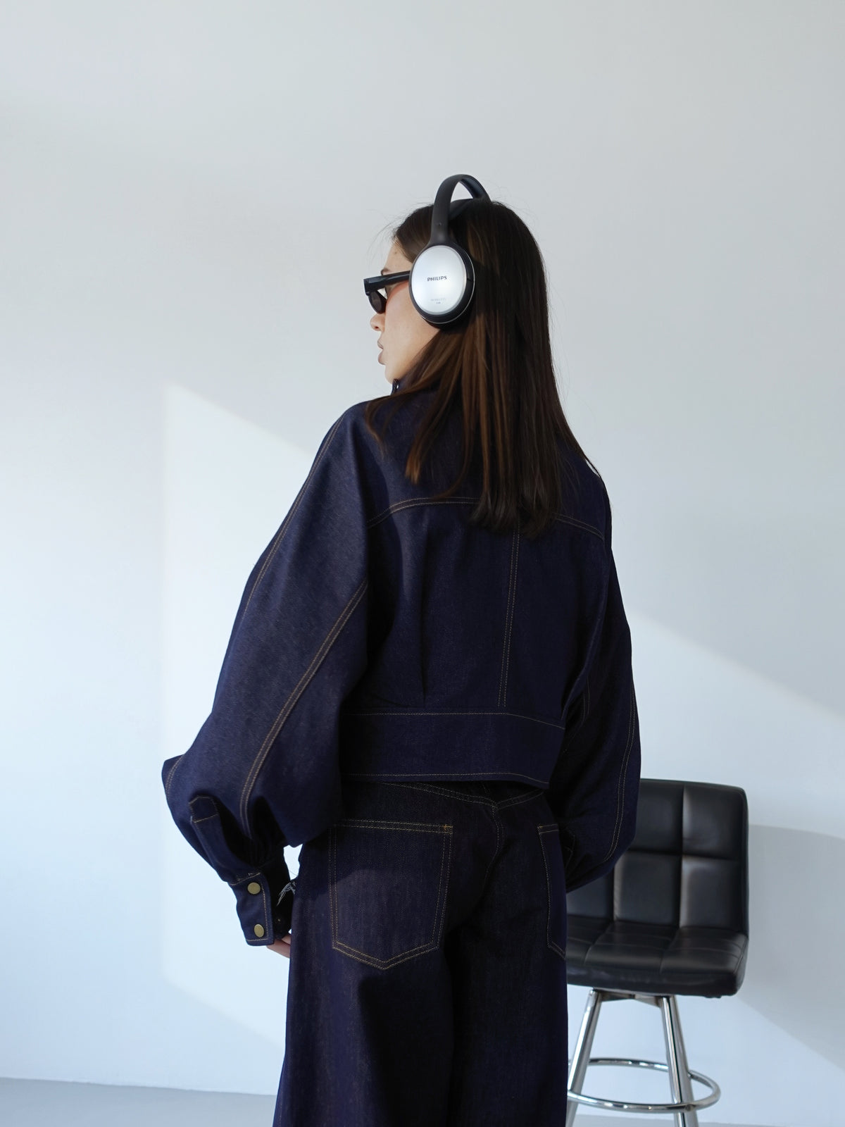 GIACCA IN DENIM MURCIELAGO - BLU SCURO 30406