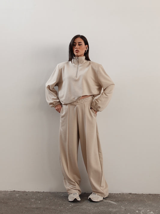 COORDINATO TUTA BALLOON RAJA - BEIGE 0102