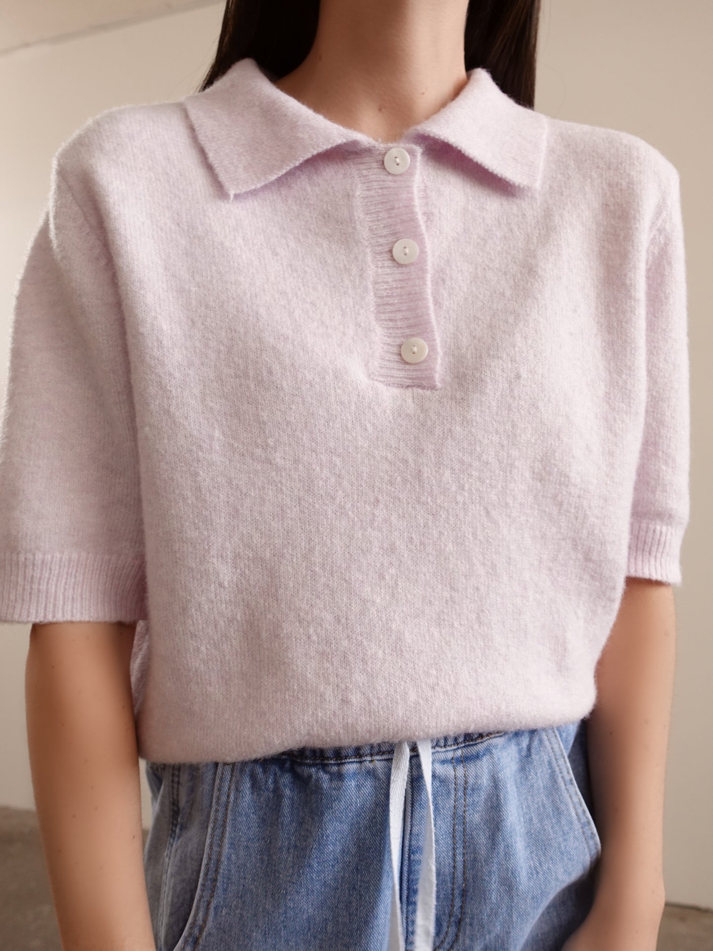 POLO SOFT MEZZA MANICA - LILLA 301