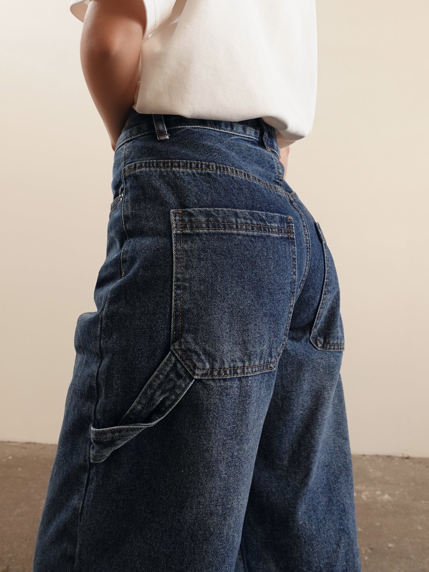 JEANS CARPENTER BAGGY FIT - DENIM MEDIO 3449