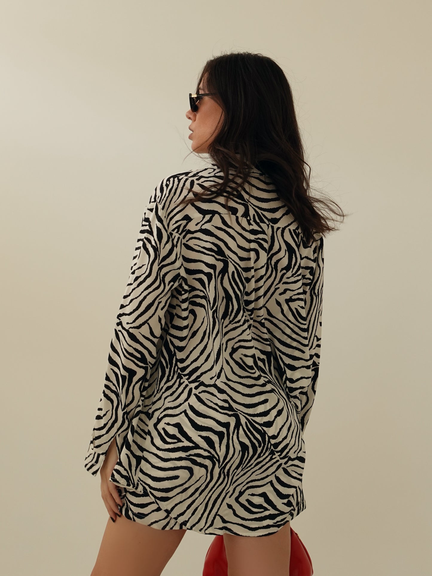 COORDINATO ZEBRATO - BIANCO/NERO 2207