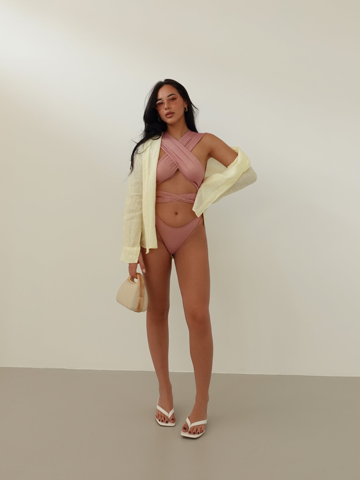 COSTUME INTERO MULTIPOSITION INDIA - ROSA