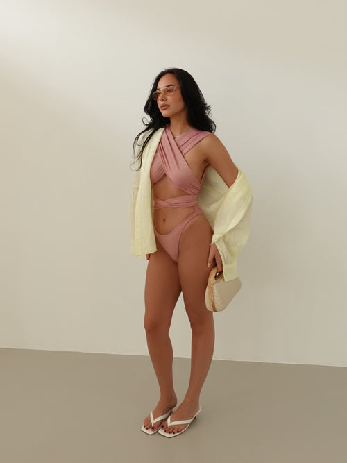 COSTUME INTERO MULTIPOSITION INDIA - ROSA