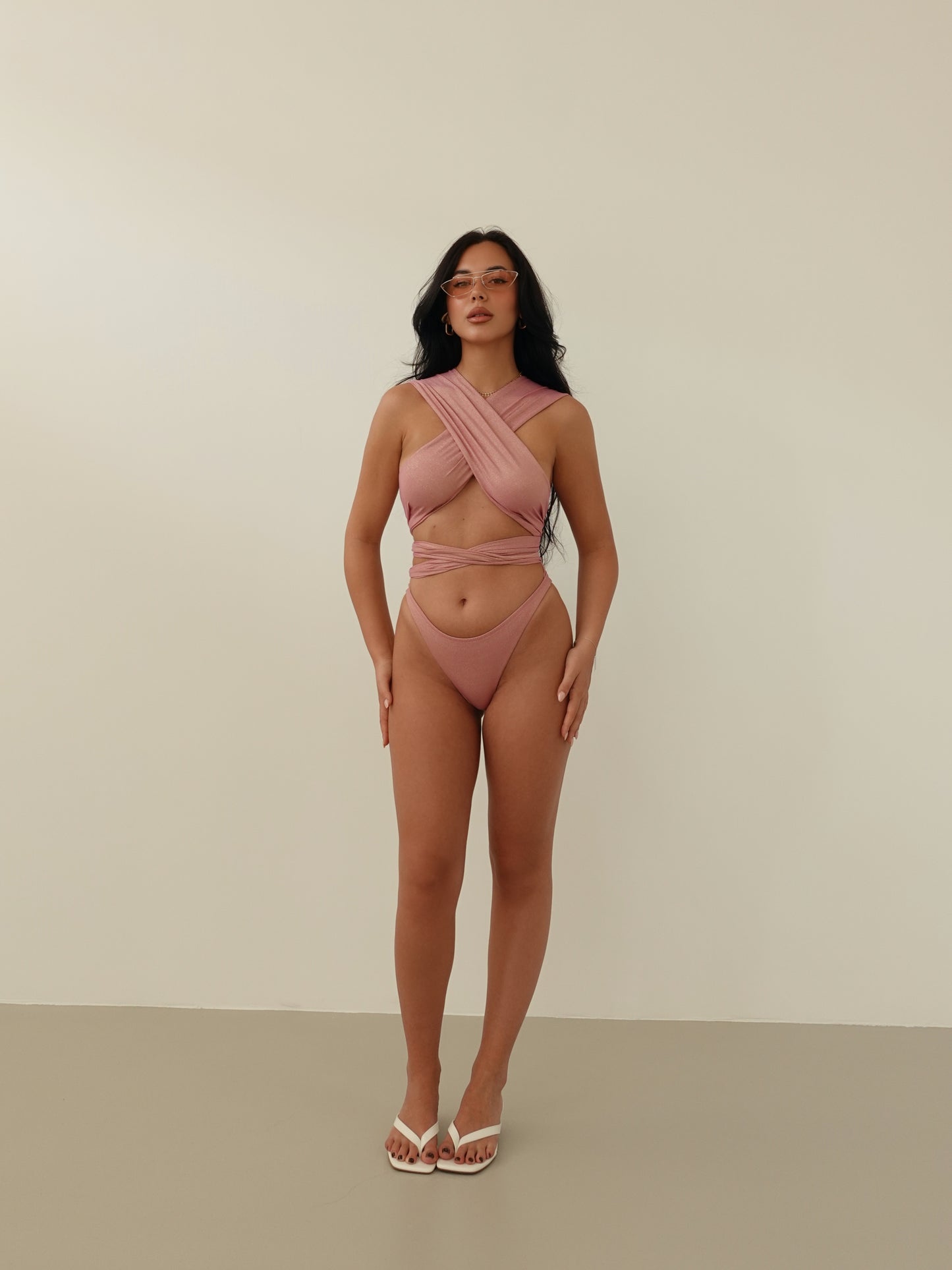 COSTUME INTERO MULTIPOSITION INDIA - ROSA