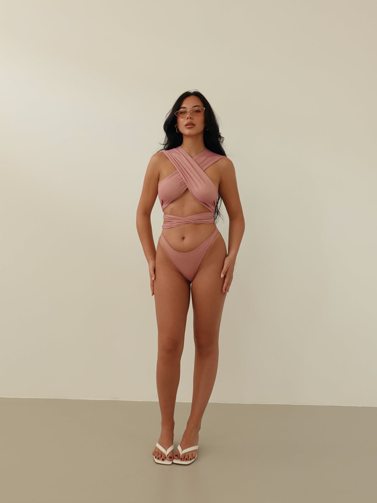 COSTUME INTERO MULTIPOSITION INDIA - ROSA