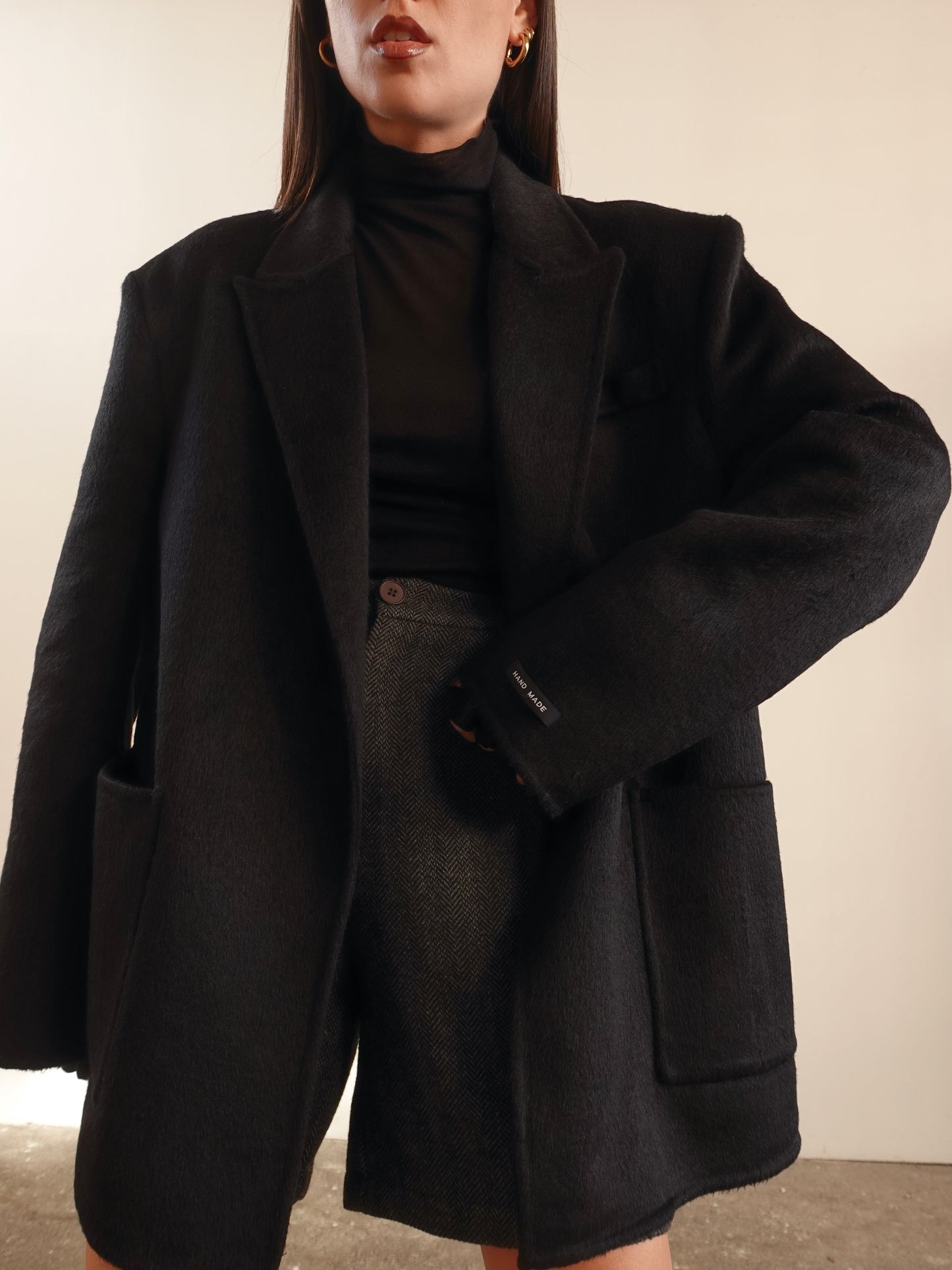 GIACCA/CAPPOTTO IN CASHMERE - NERO 3172