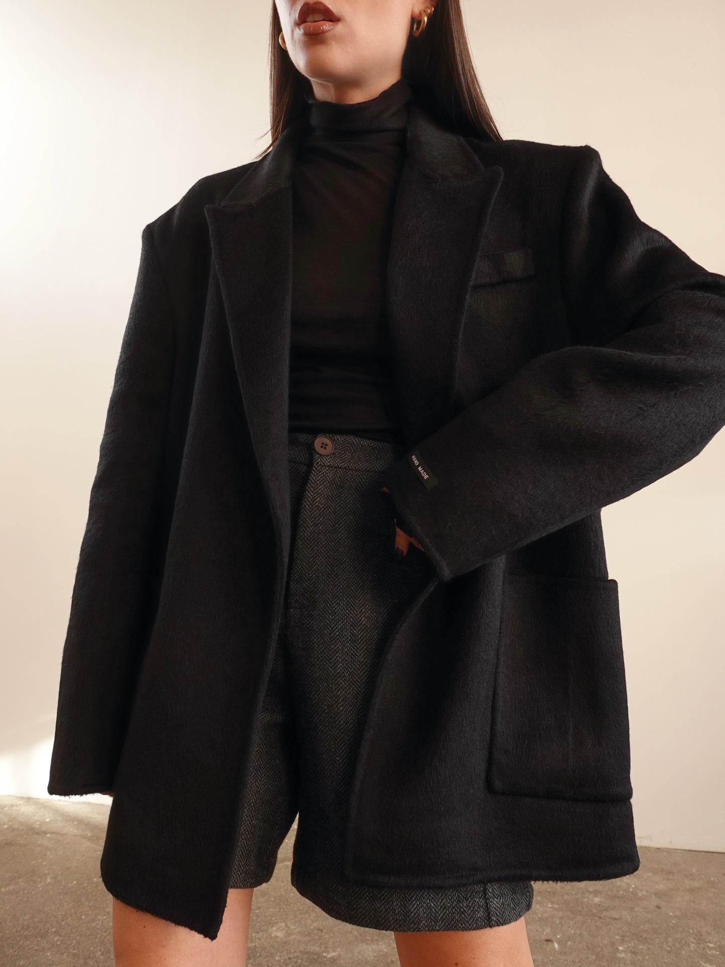 GIACCA/CAPPOTTO IN CASHMERE - NERO 3172