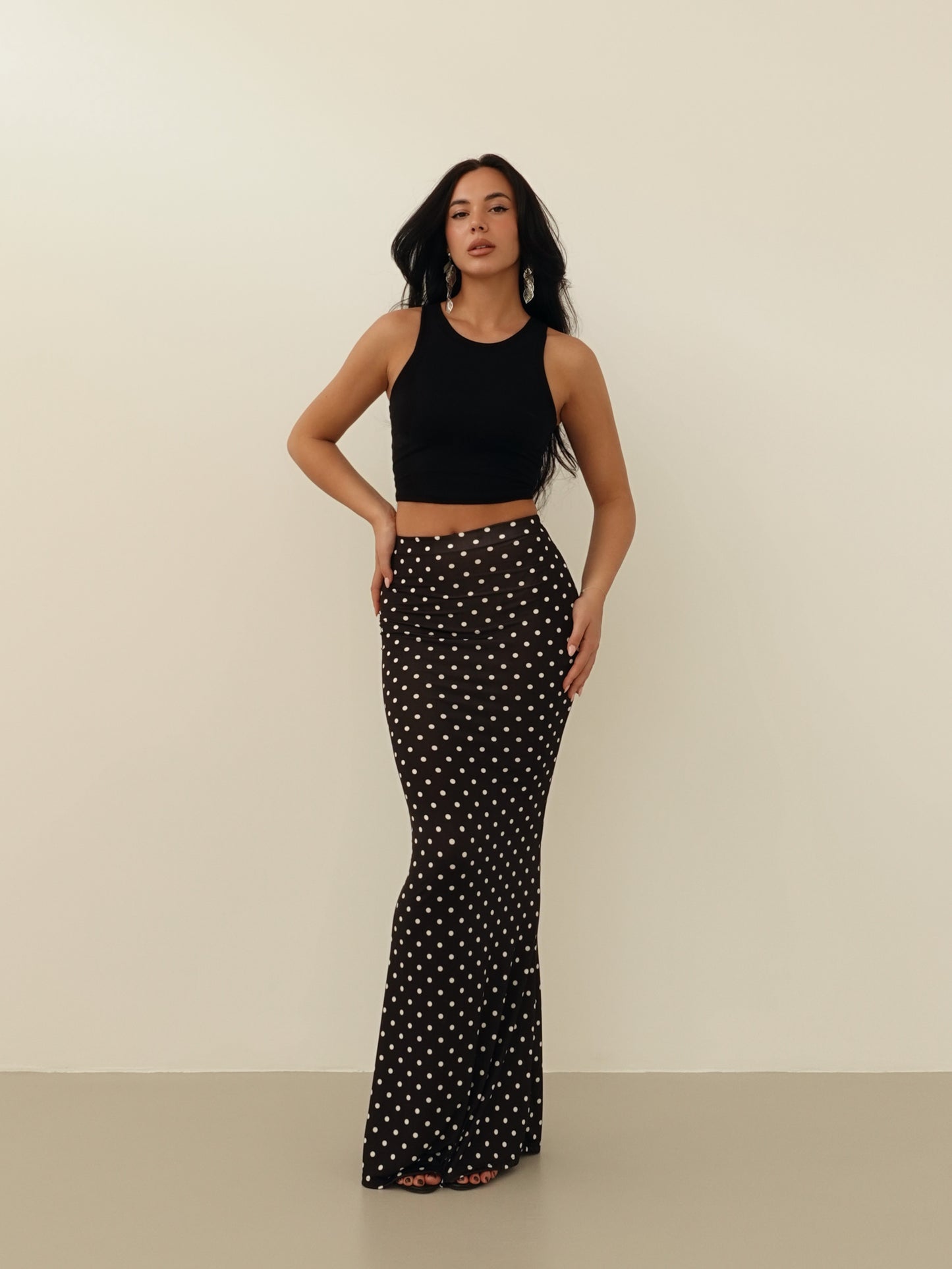 CANOTTA CROP - NERO 22086