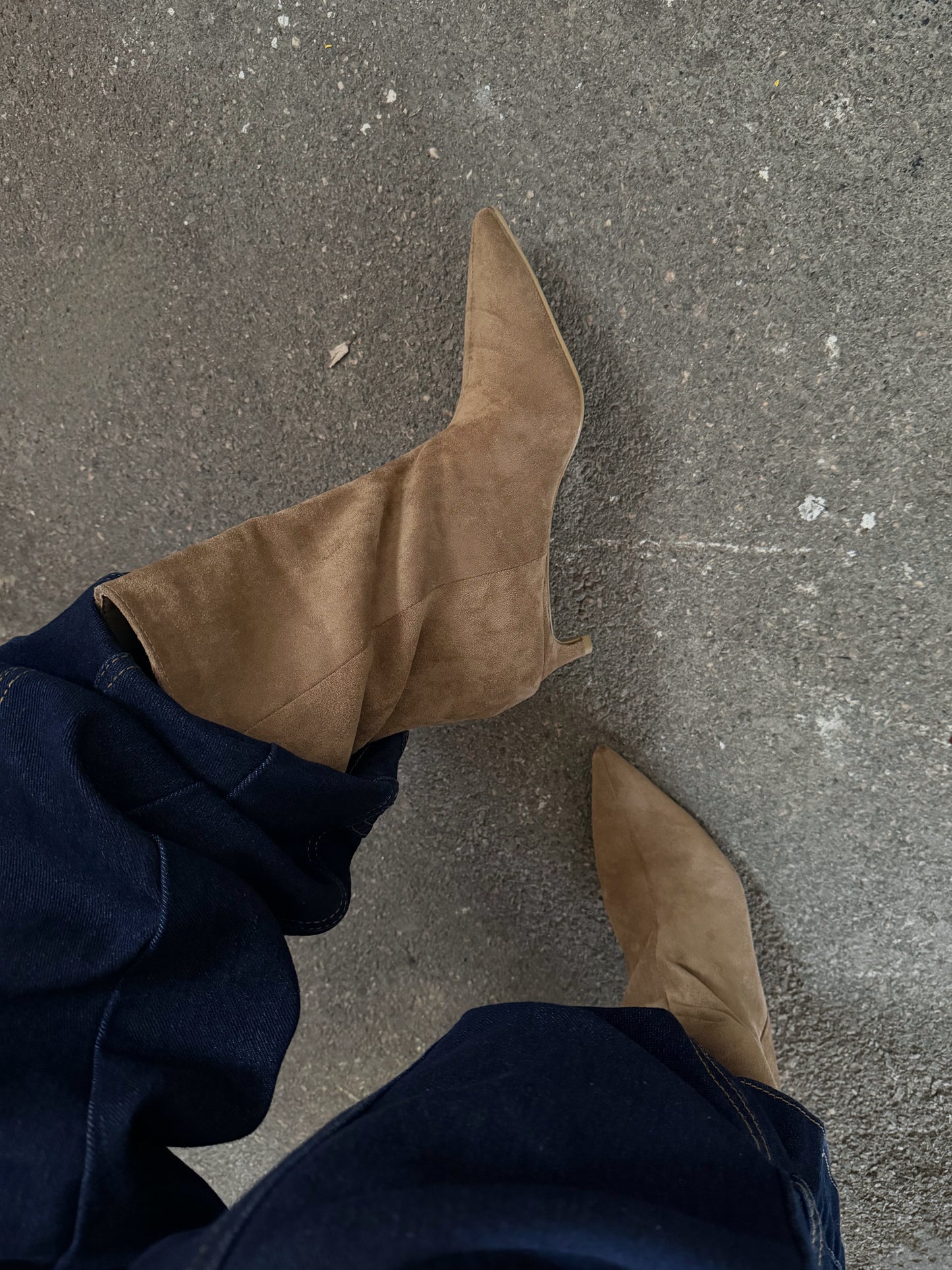 STIVALETTO SCAMOSCIATO DENISE - CAMEL 788-259