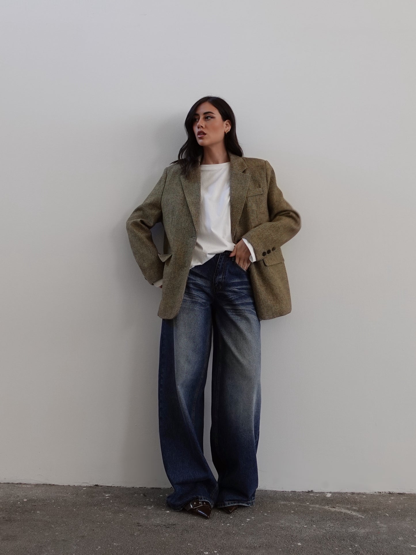 JEANS BAGGY BALLOON CON SFUMATURE - BLU 3495