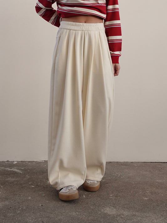 PANTALONI BALLOON A COSTE - PANNA 5611