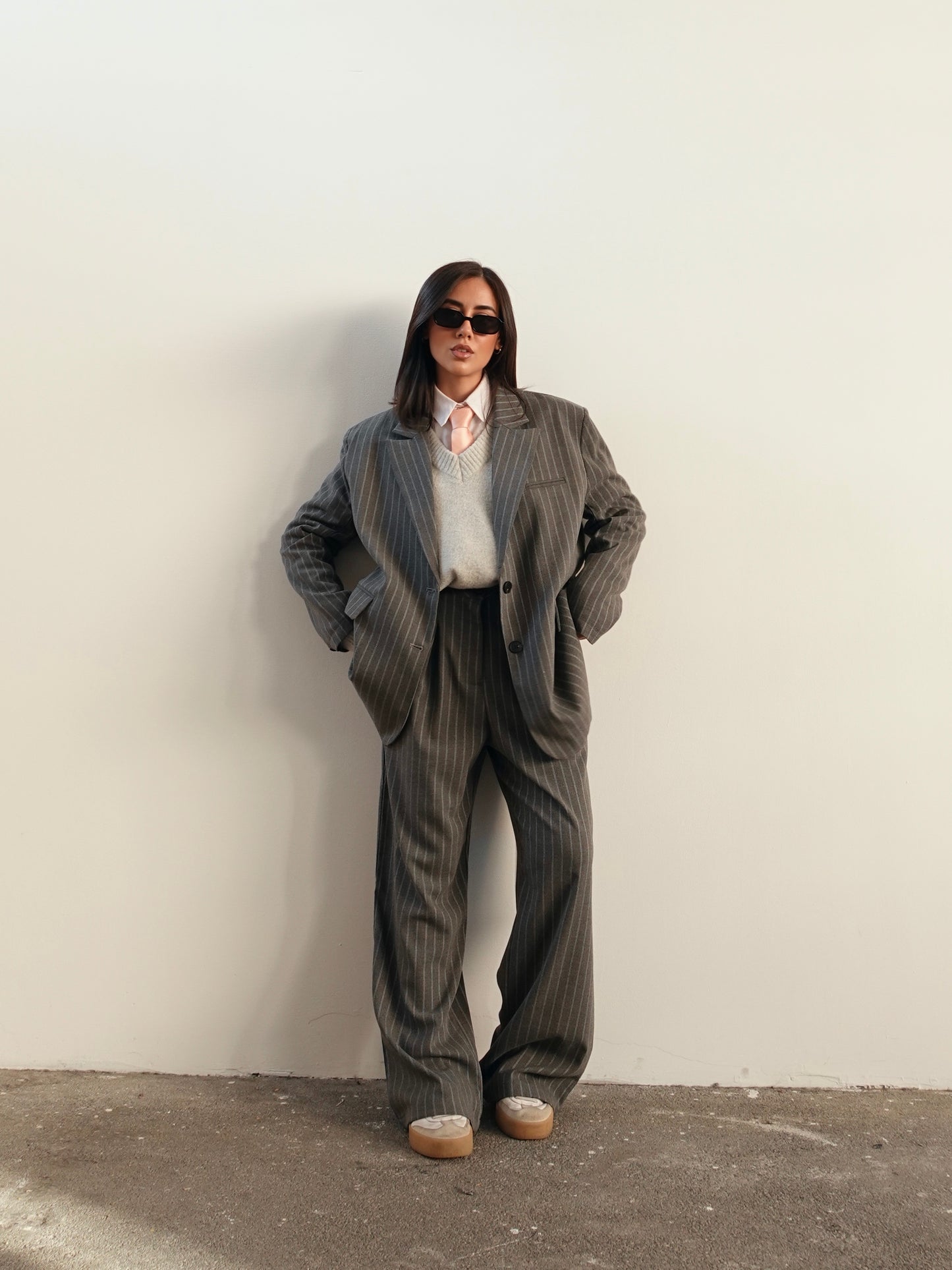 PANTALONI GESSATI BILBAO - GRIGIO 6320