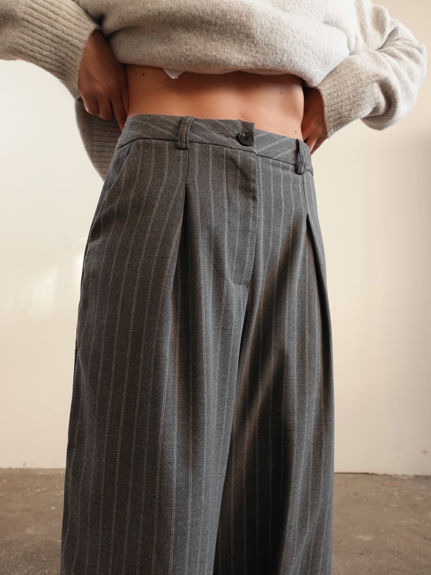 PANTALONI GESSATI BILBAO - GRIGIO 6320