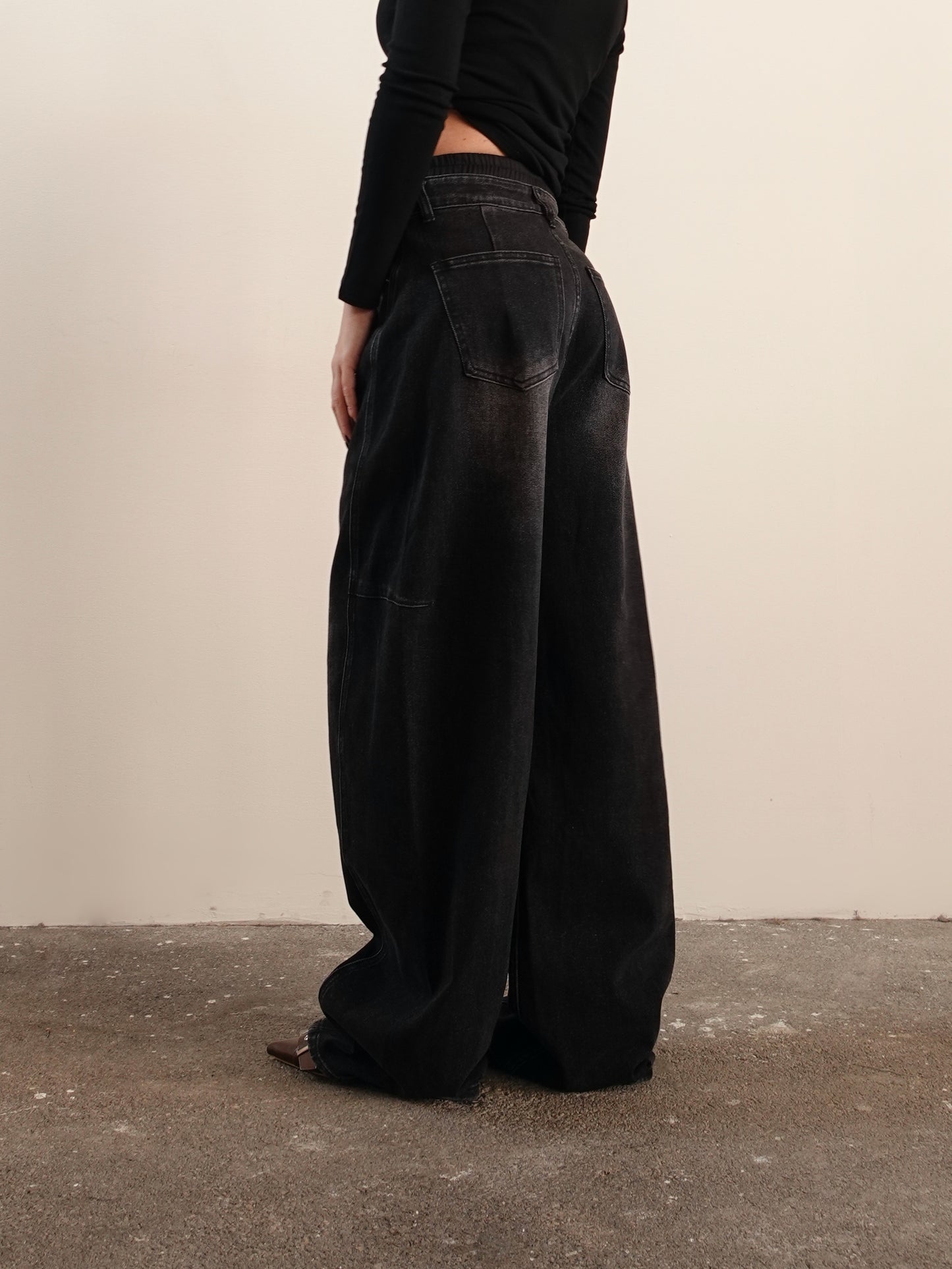 JEANS UNDERWEAR BALLOON FIT - NERO 32272