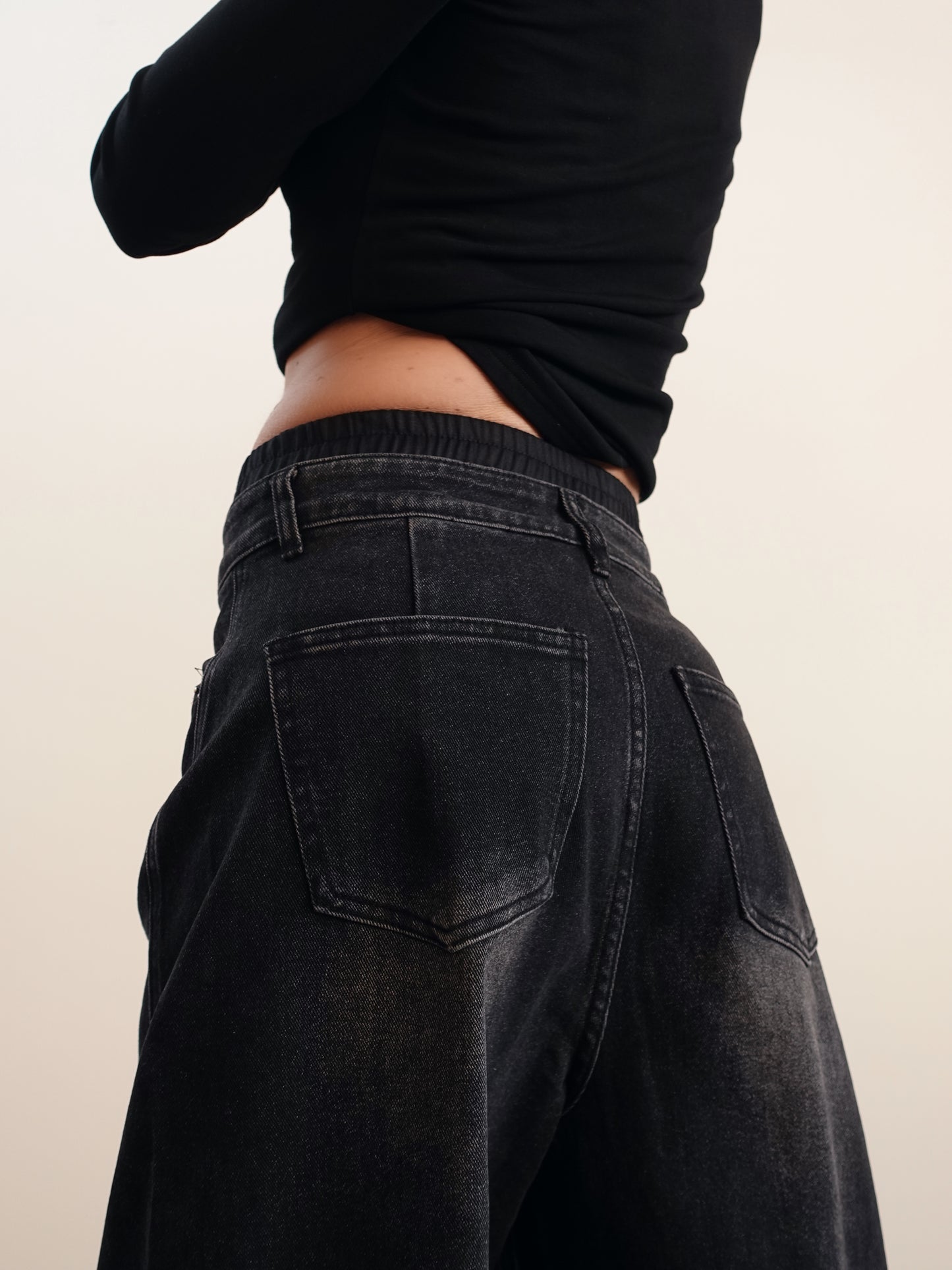 JEANS UNDERWEAR BALLOON FIT - NERO 32272