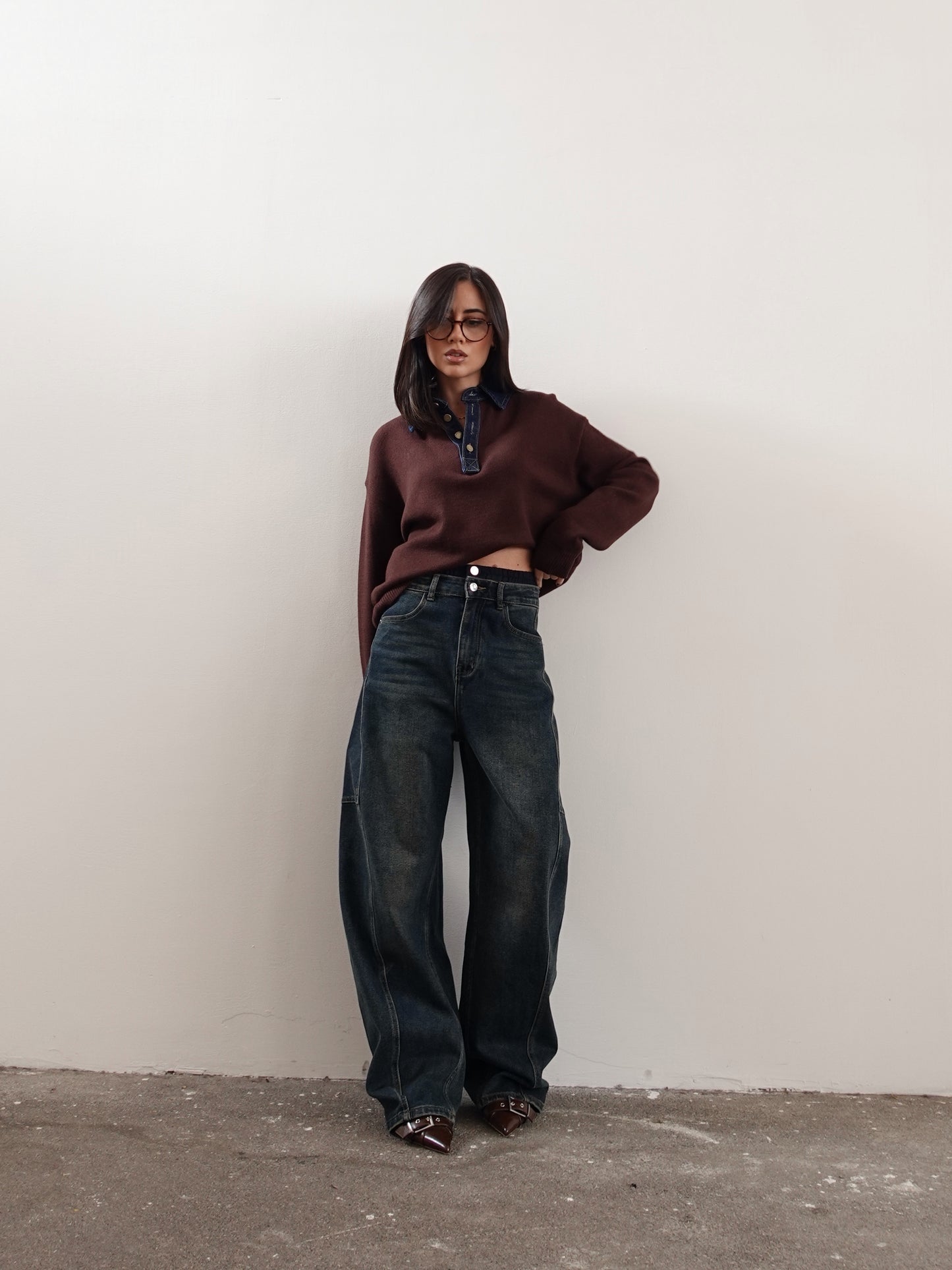 JEANS UNDERWEAR BALLOON FIT - BLU 32270