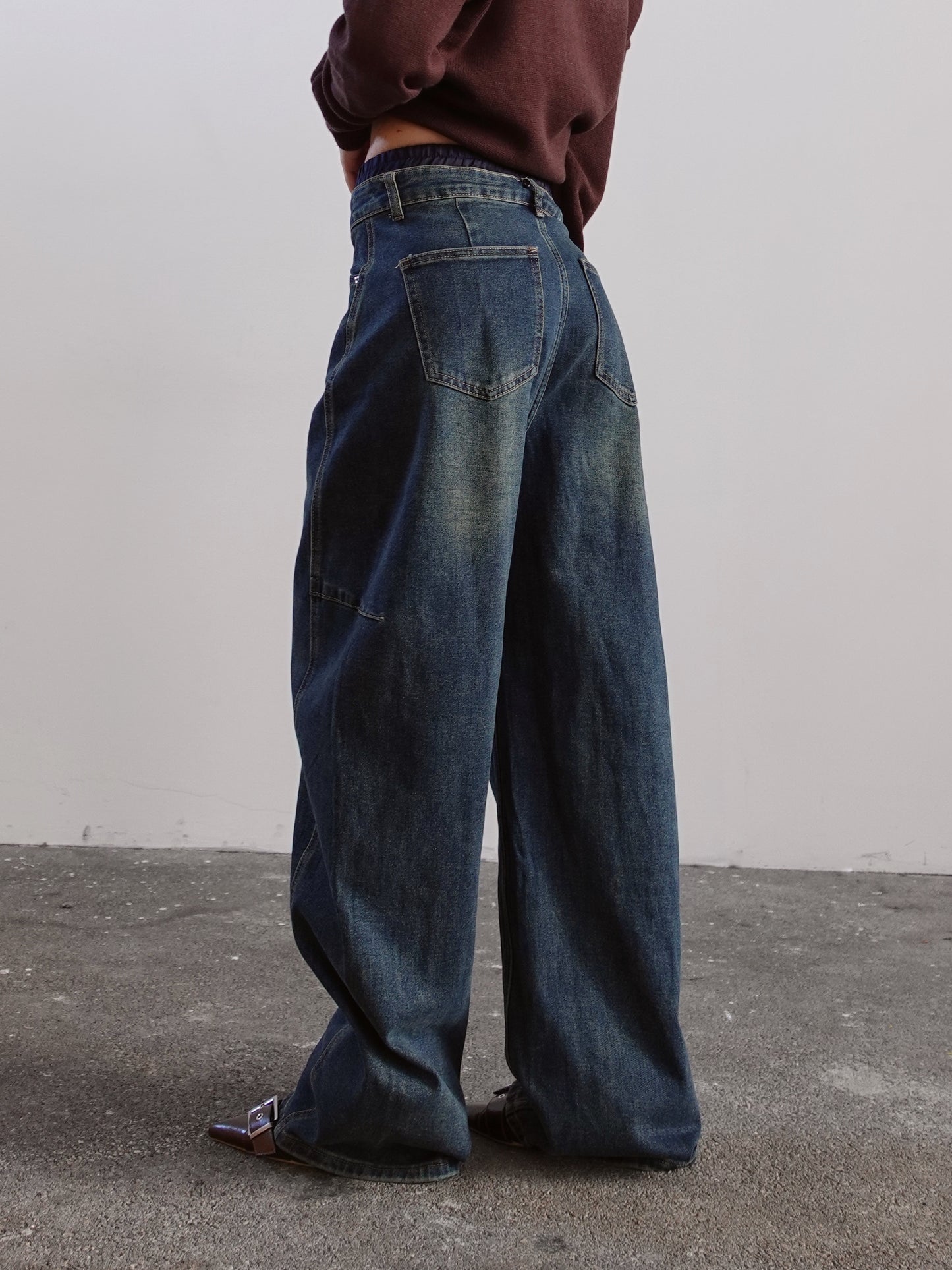 JEANS UNDERWEAR BALLOON FIT - BLU 32270