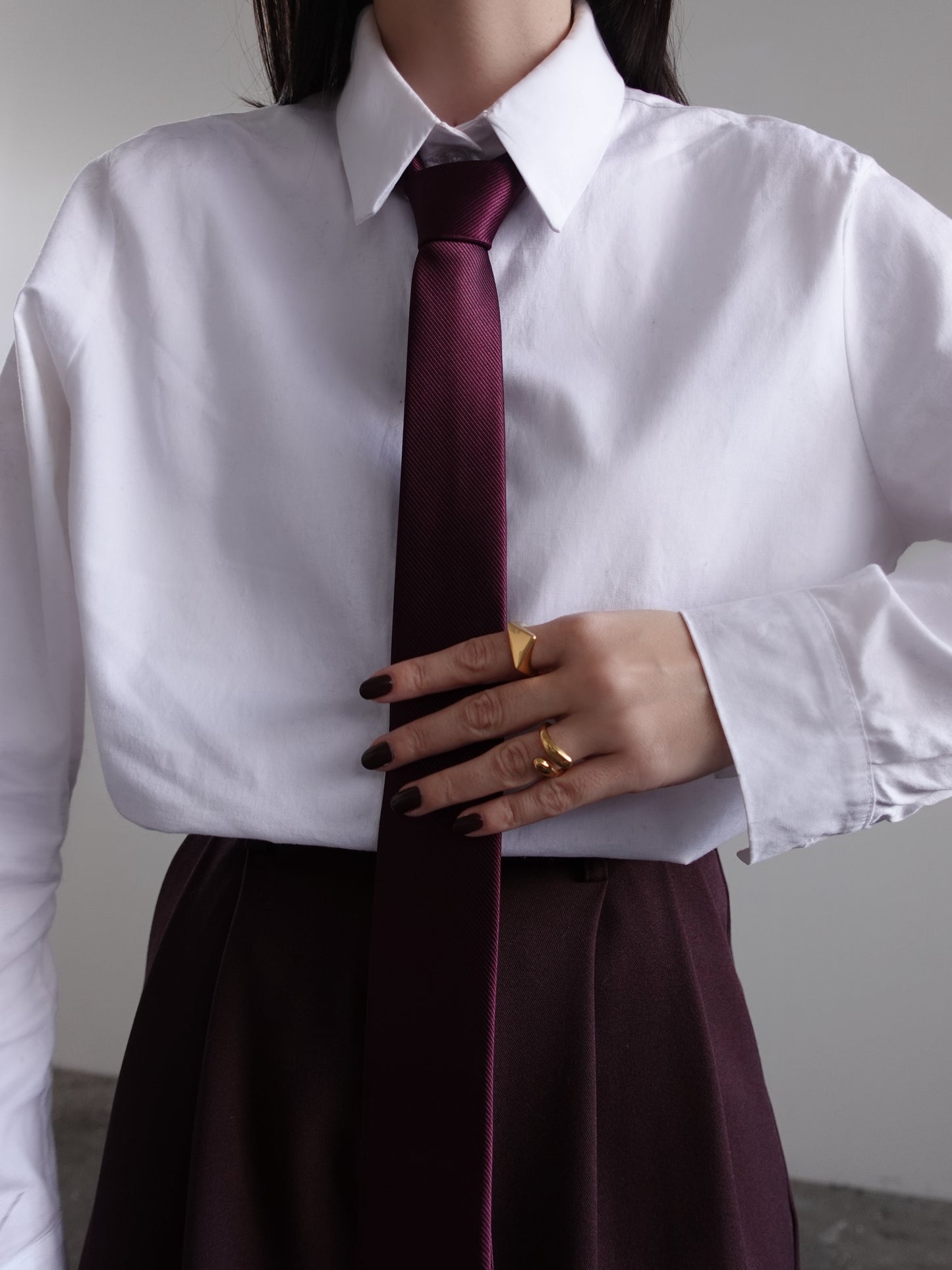 CRAVATTA MAN MICRORIGHE - WINE