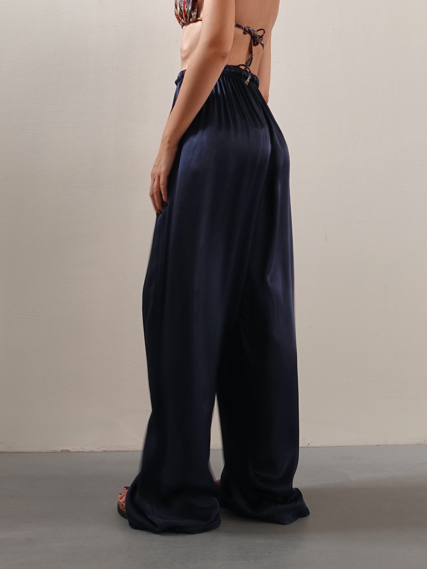 PANTALACCIO SATIN - BLU NOTTE 24205