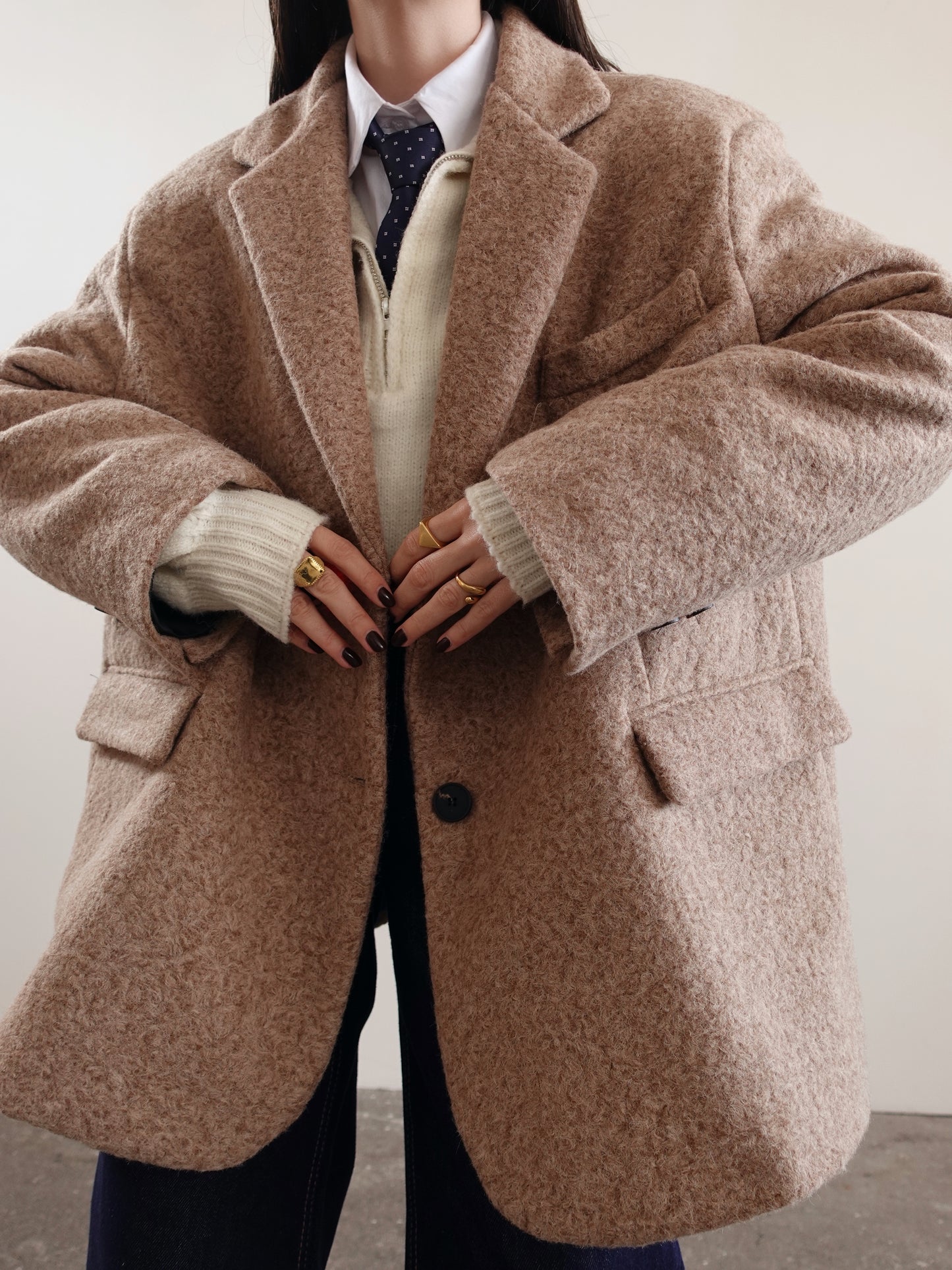 CAPPOTTO PLUSH - CAMEL GC-01