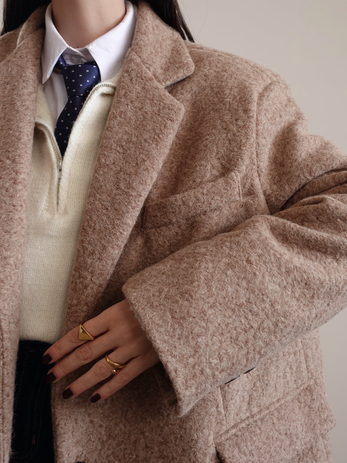 CAPPOTTO PLUSH - CAMEL GC-01