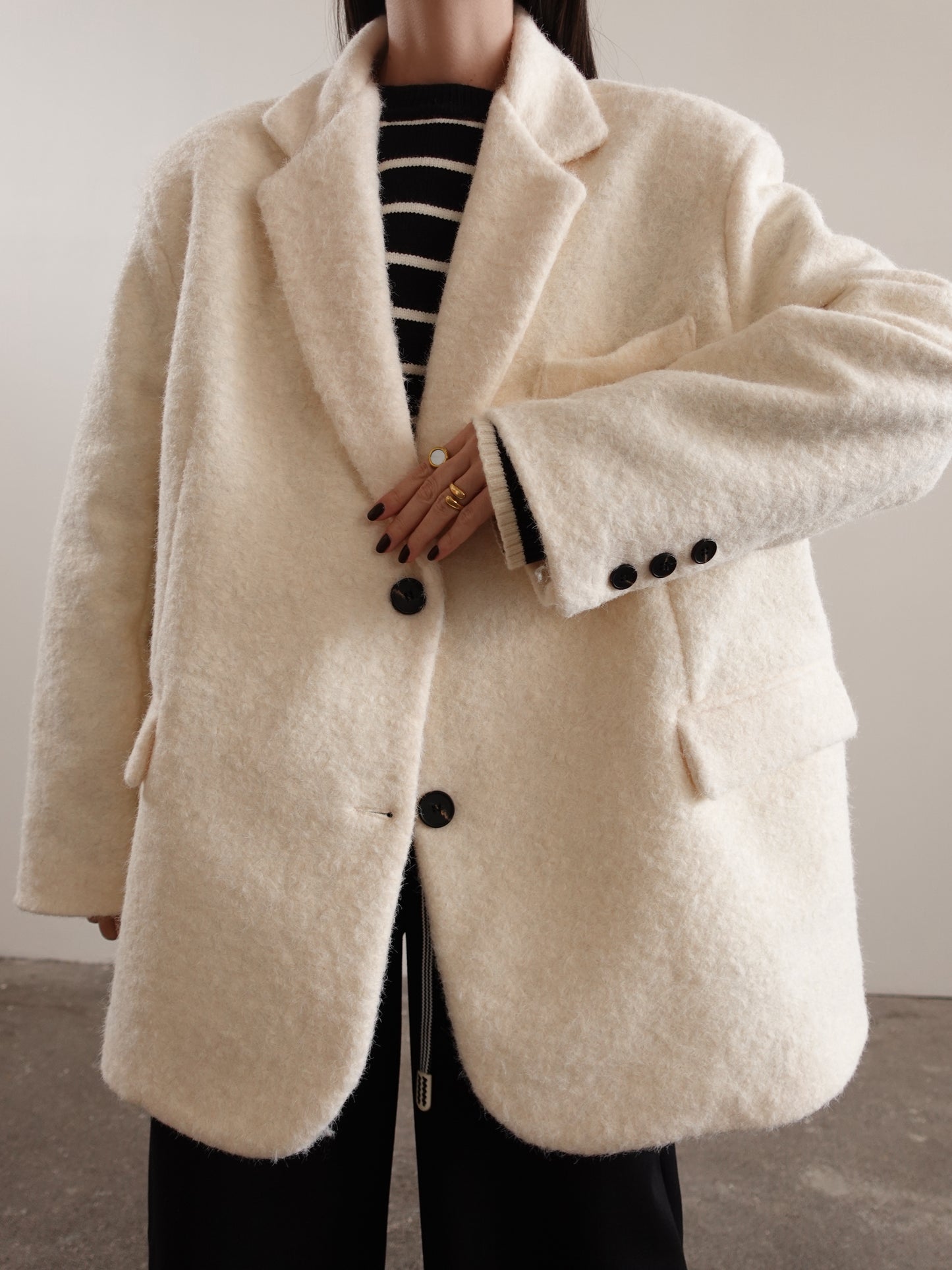 CAPPOTTO PLUSH - PANNA GC-01