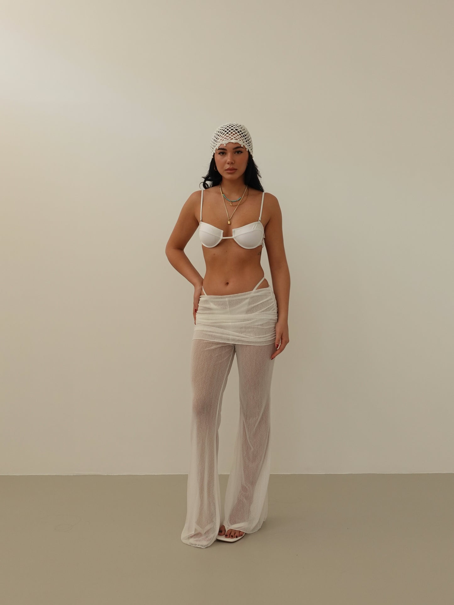 SET BEACHWEAR MYKONOS - BIANCO 2859
