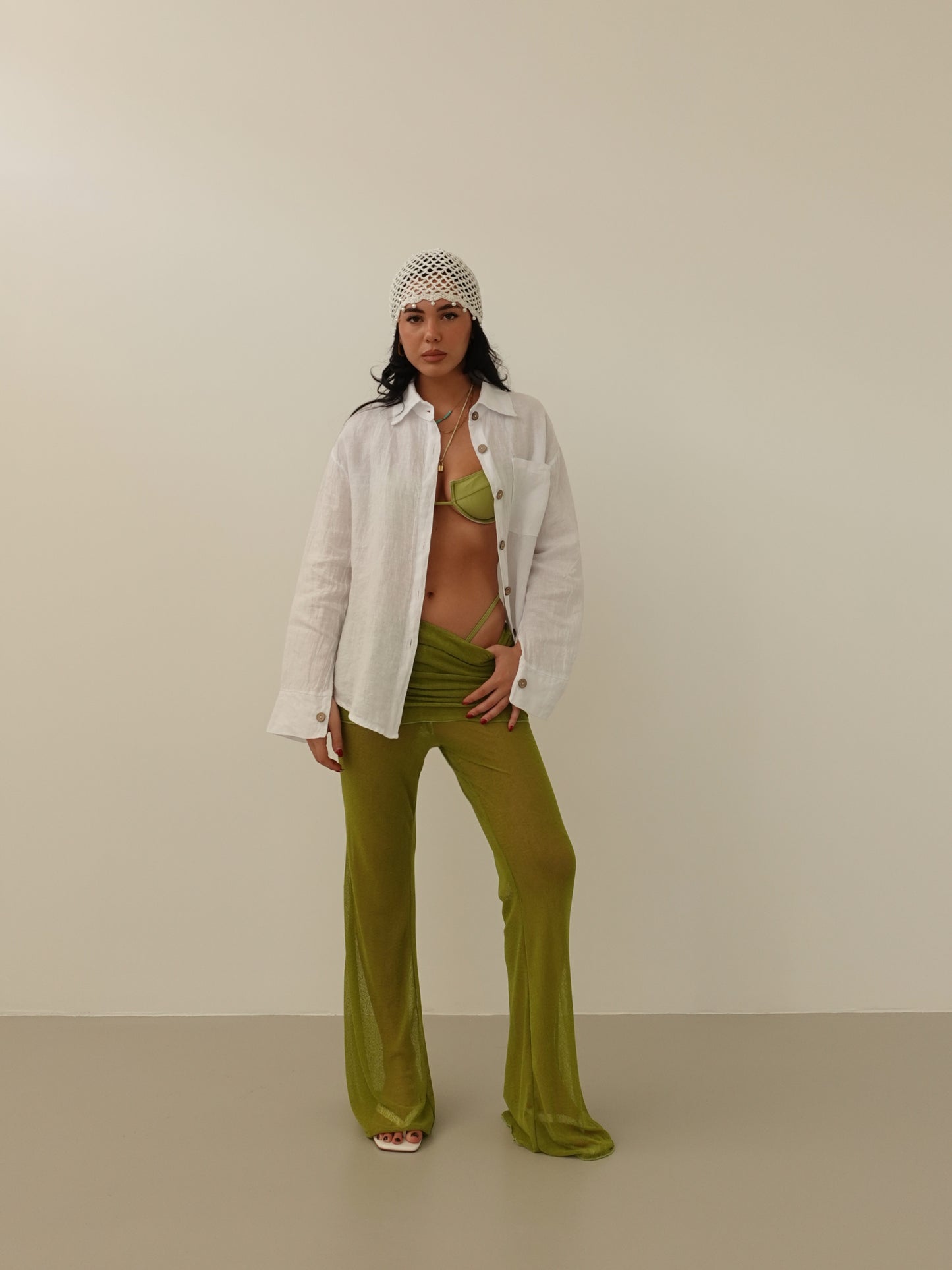 SET BEACHWEAR MYKONOS - VERDE 2859
