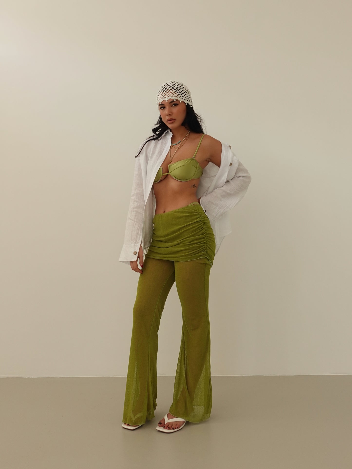 SET BEACHWEAR MYKONOS - VERDE 2859