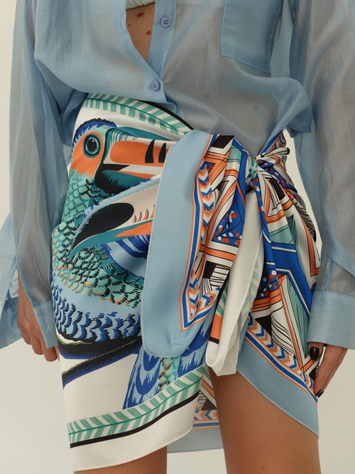 GONNA PAREO TUCANO - AZZURRO 6934