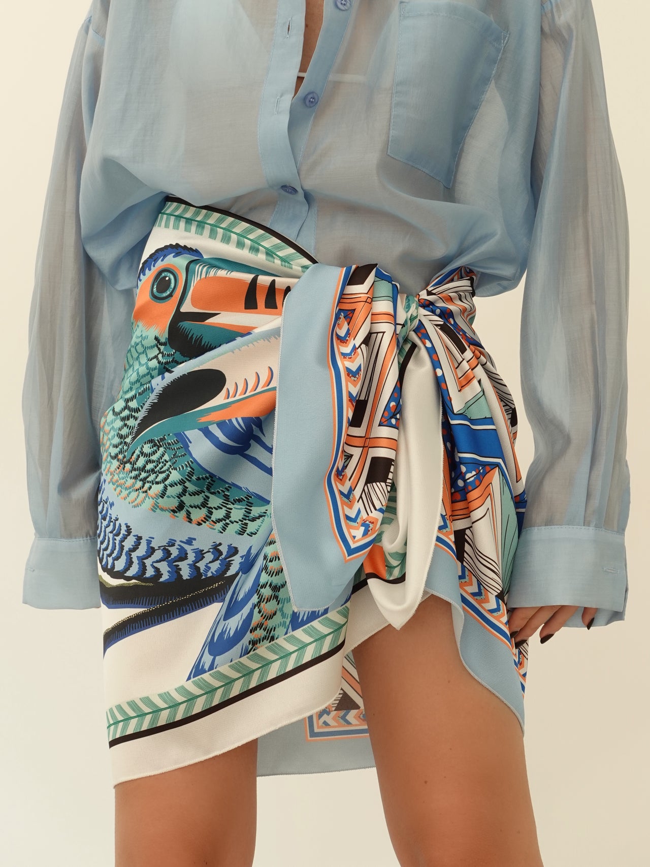 GONNA PAREO TUCANO - AZZURRO 6934