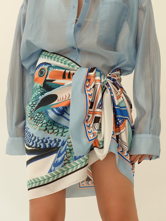 GONNA PAREO TUCANO - AZZURRO 6934