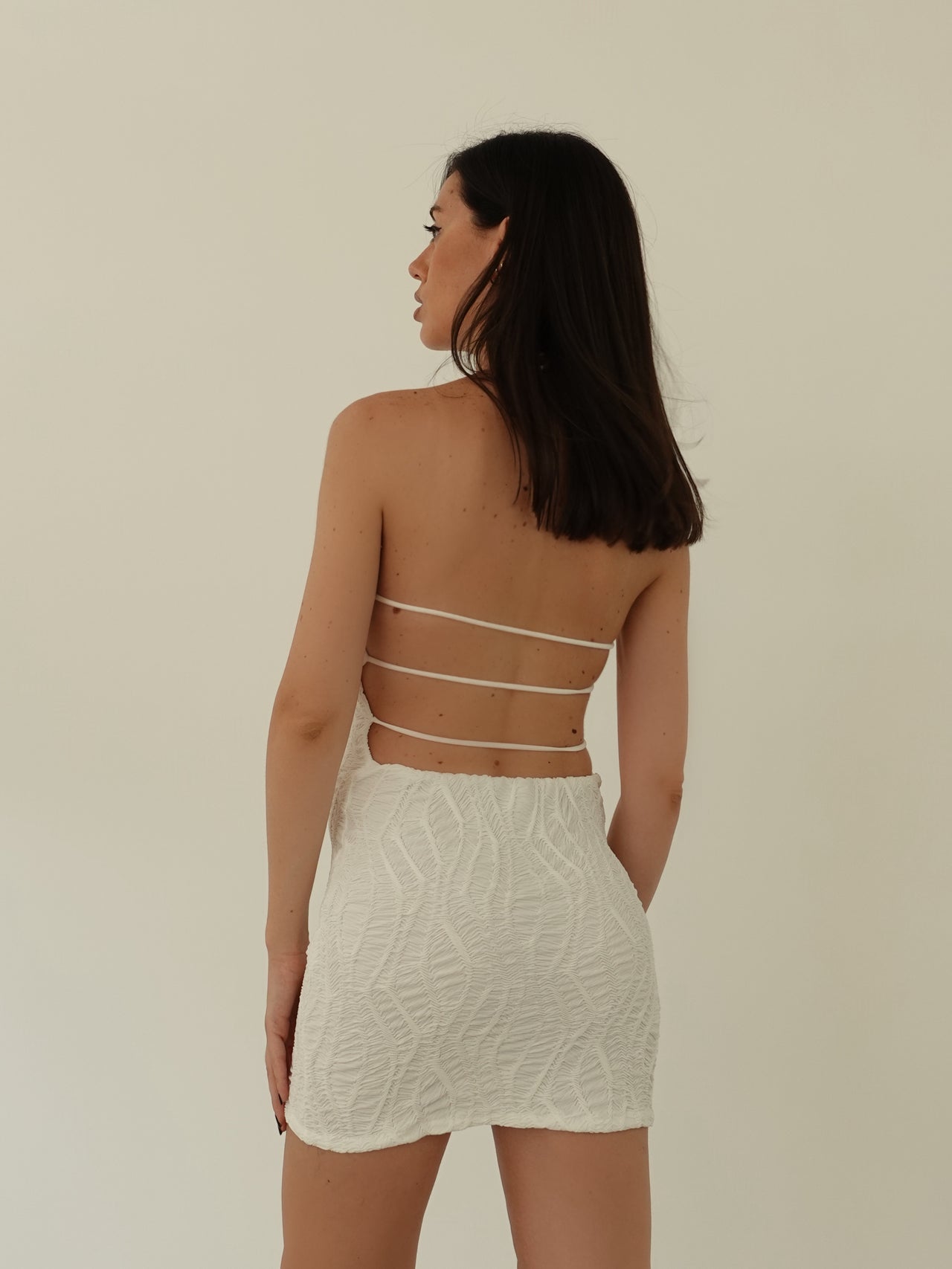MINI DRESS WAVE - BIANCO 26260