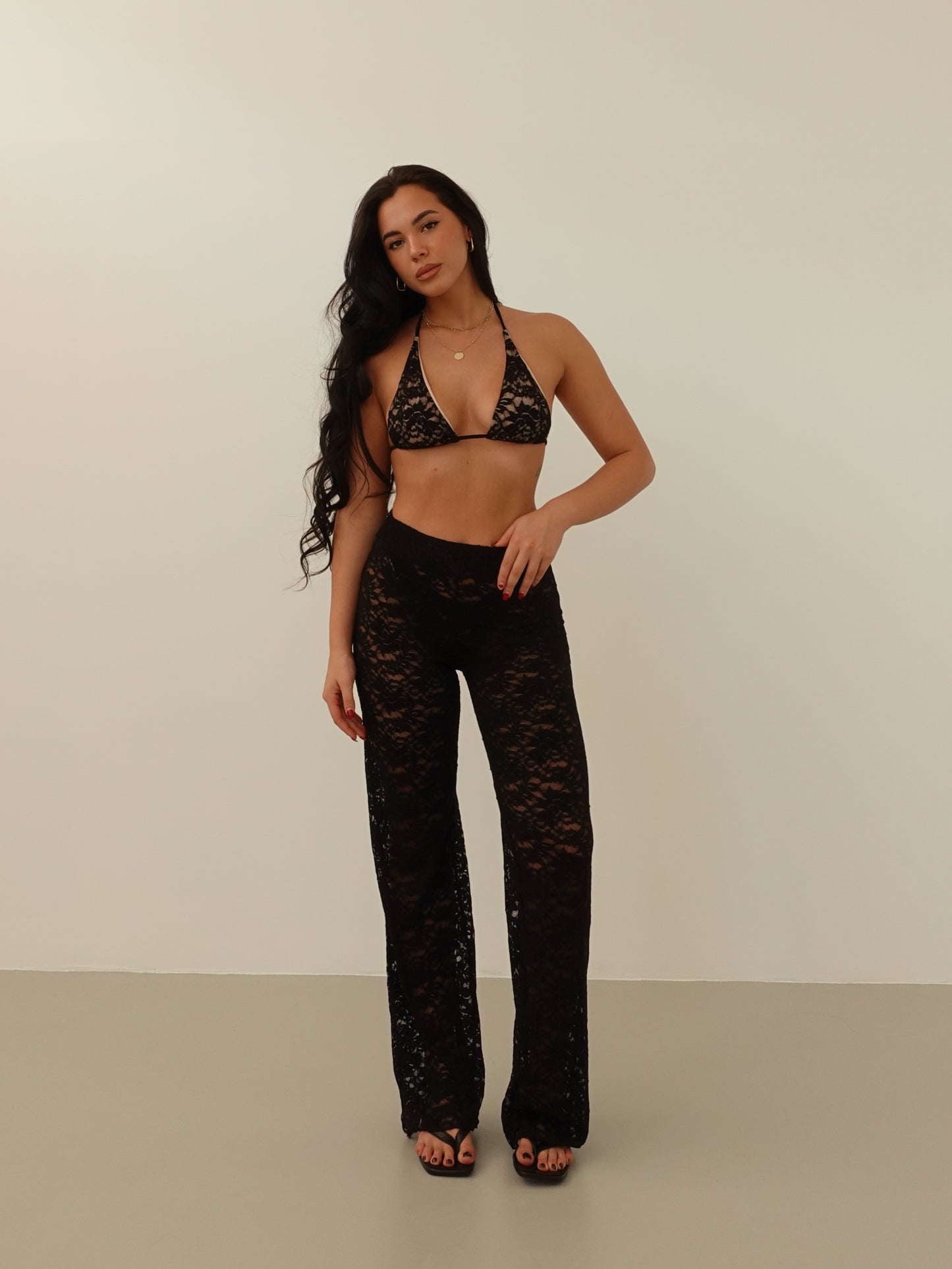 SET BEACHWEAR SANTO DOMINGO - NERO B179