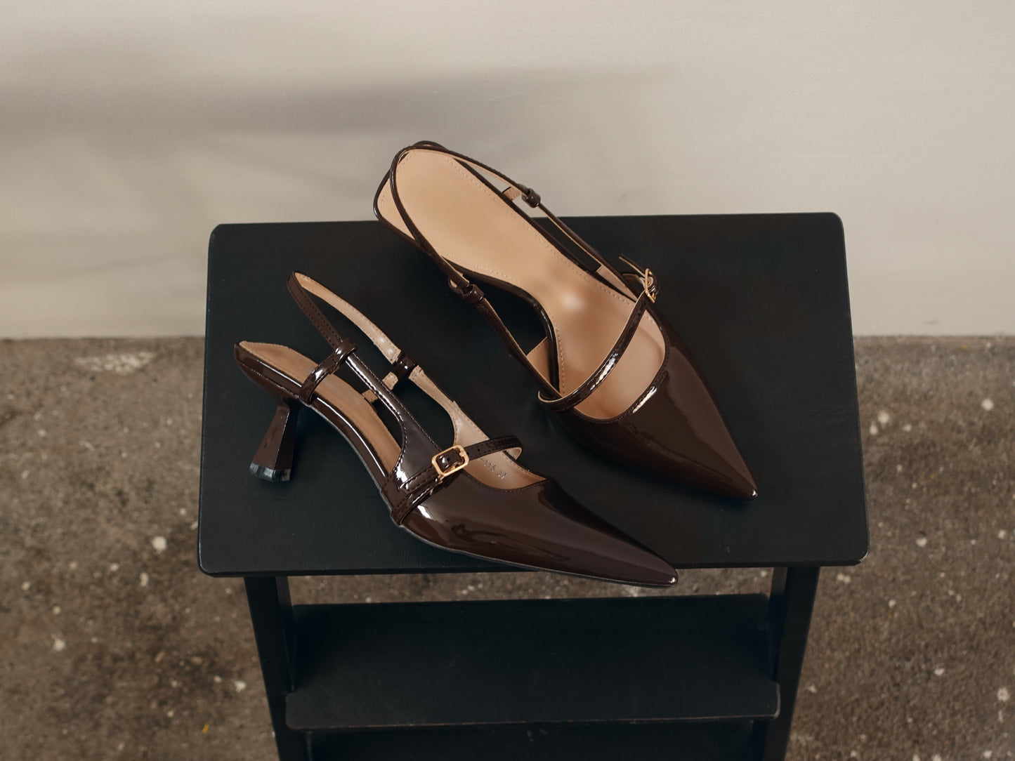 SLINGBACK CON CINTRINO - MARRONE 95-115