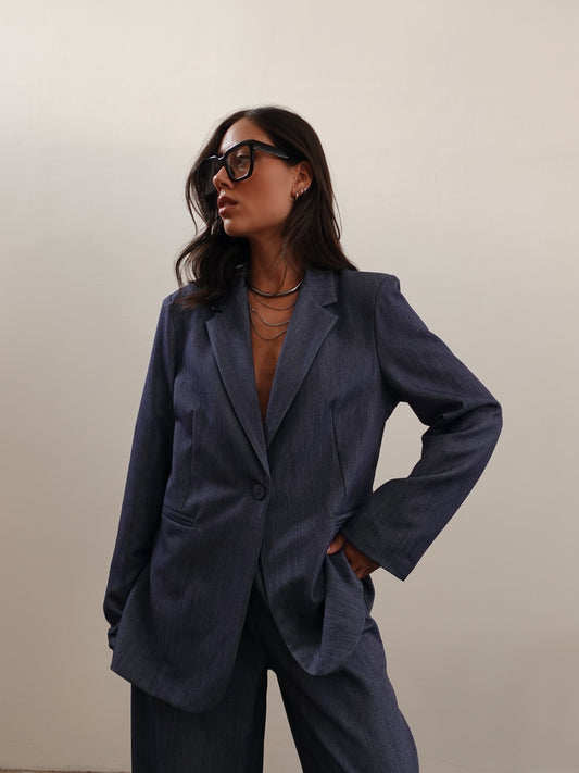 BLAZER AMBURGO - BLU DENIM 19927