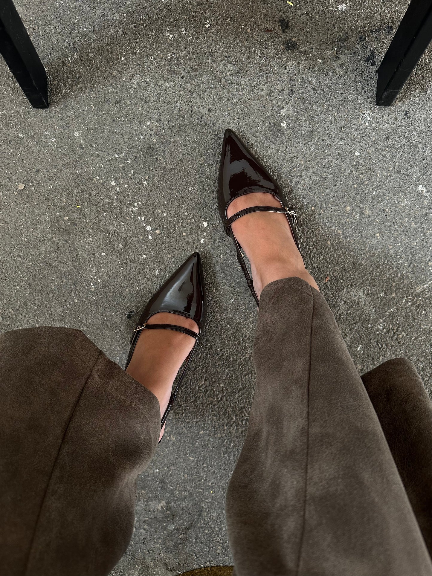 SLINGBACK CON CINTRINO - MARRONE 95-115