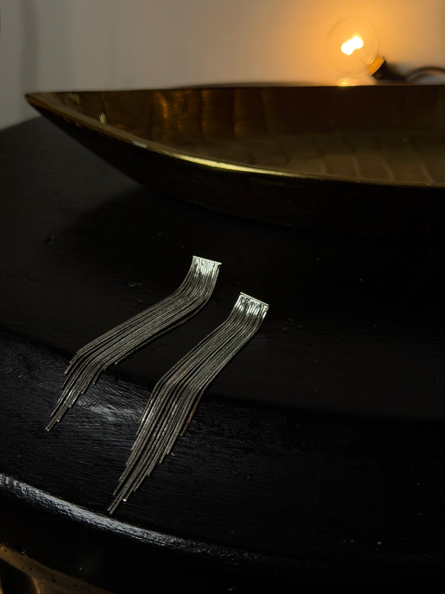 ORECCHINI PENDENTI STARDUST - ARGENTO