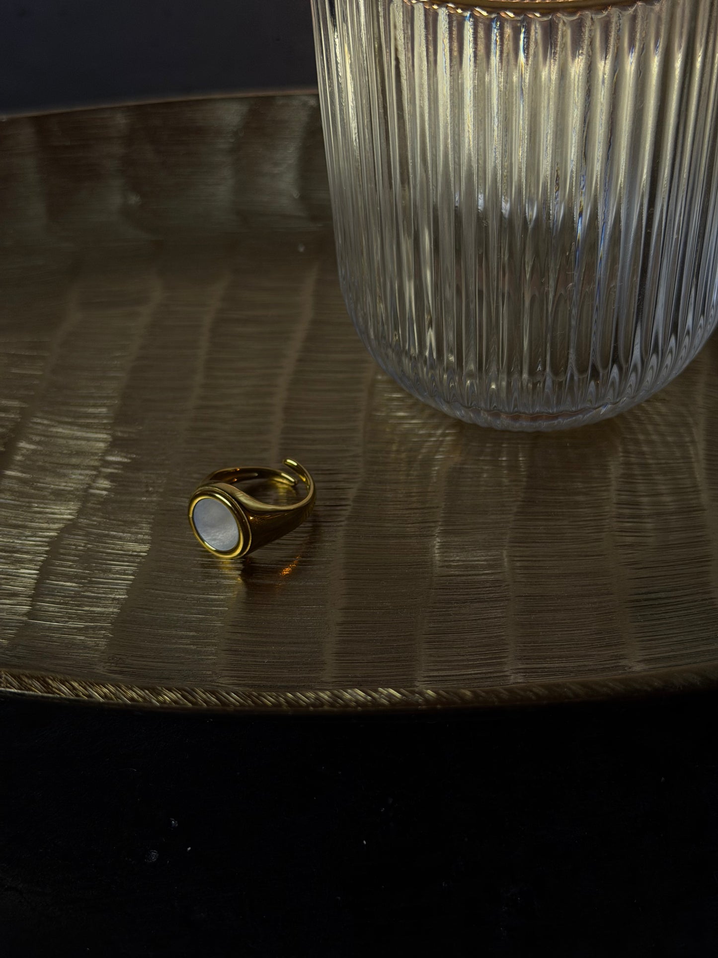 ANELLO CHEVALIER PEARL - ORO