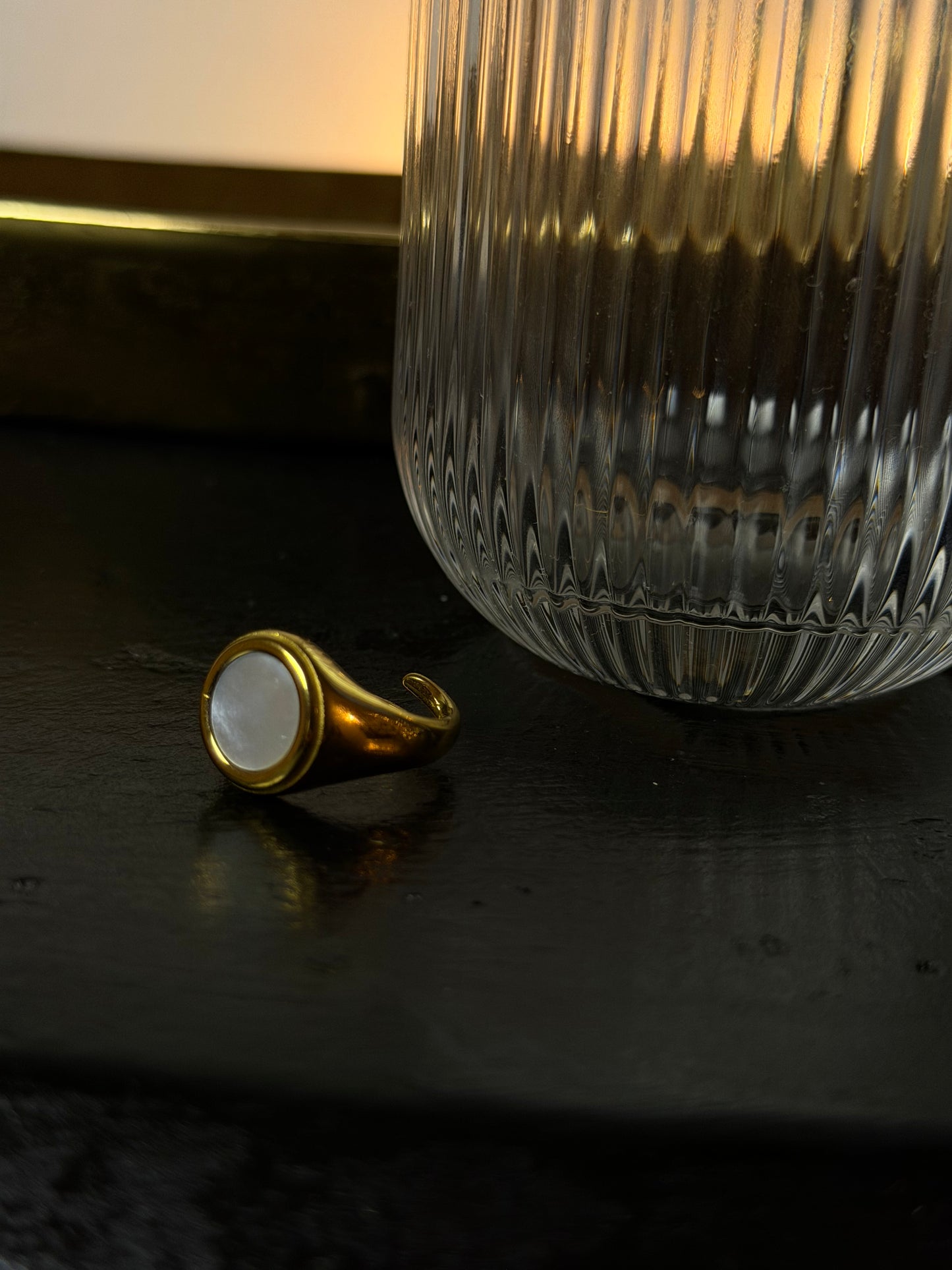 ANELLO CHEVALIER PEARL - ORO
