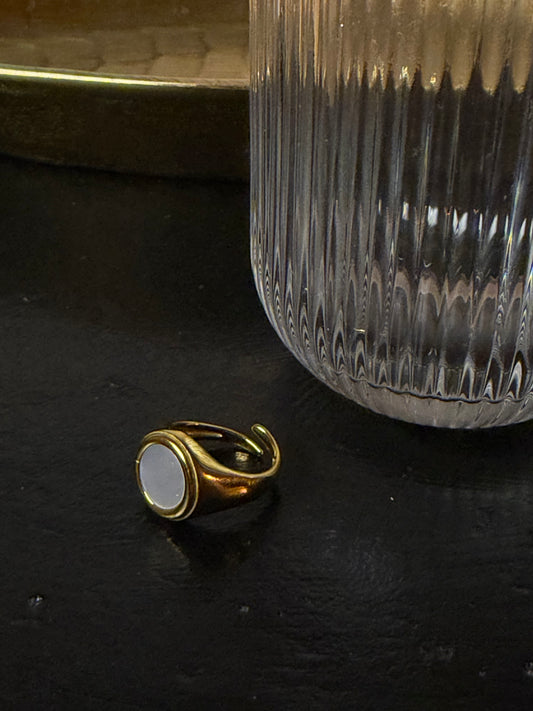 ANELLO CHEVALIER PEARL - ORO