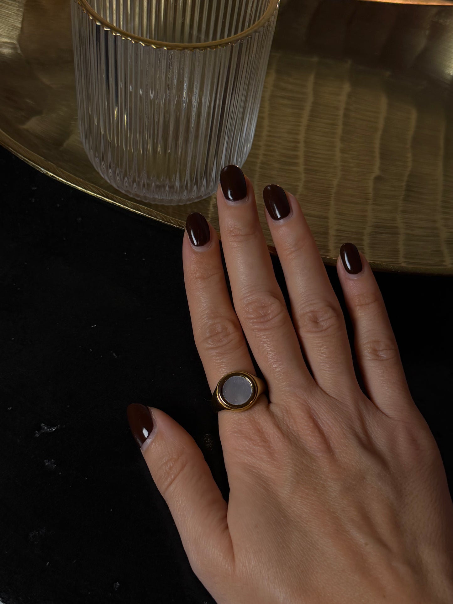 ANELLO CHEVALIER PEARL - ORO