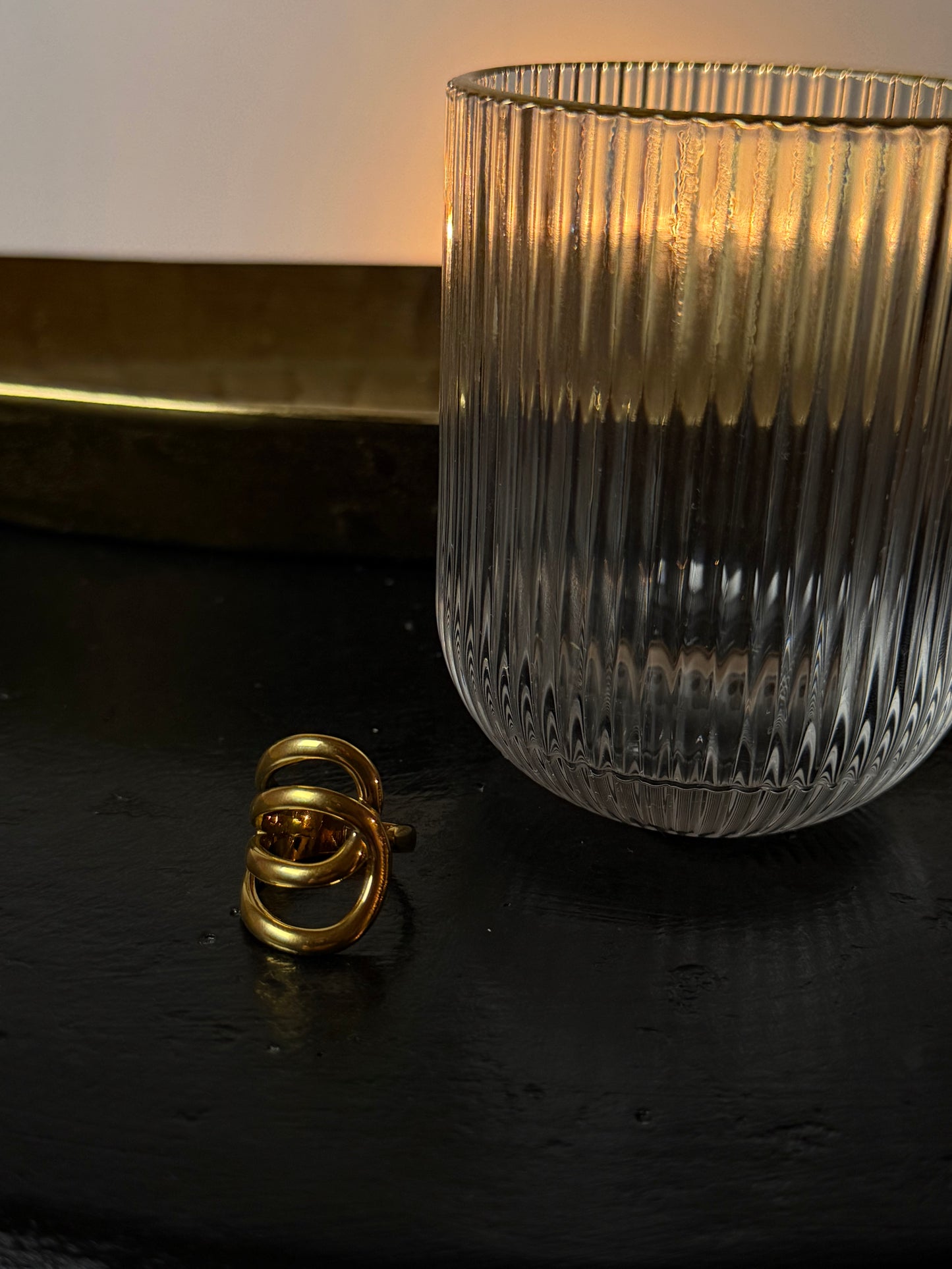 ANELLO ABSTRACT - ORO